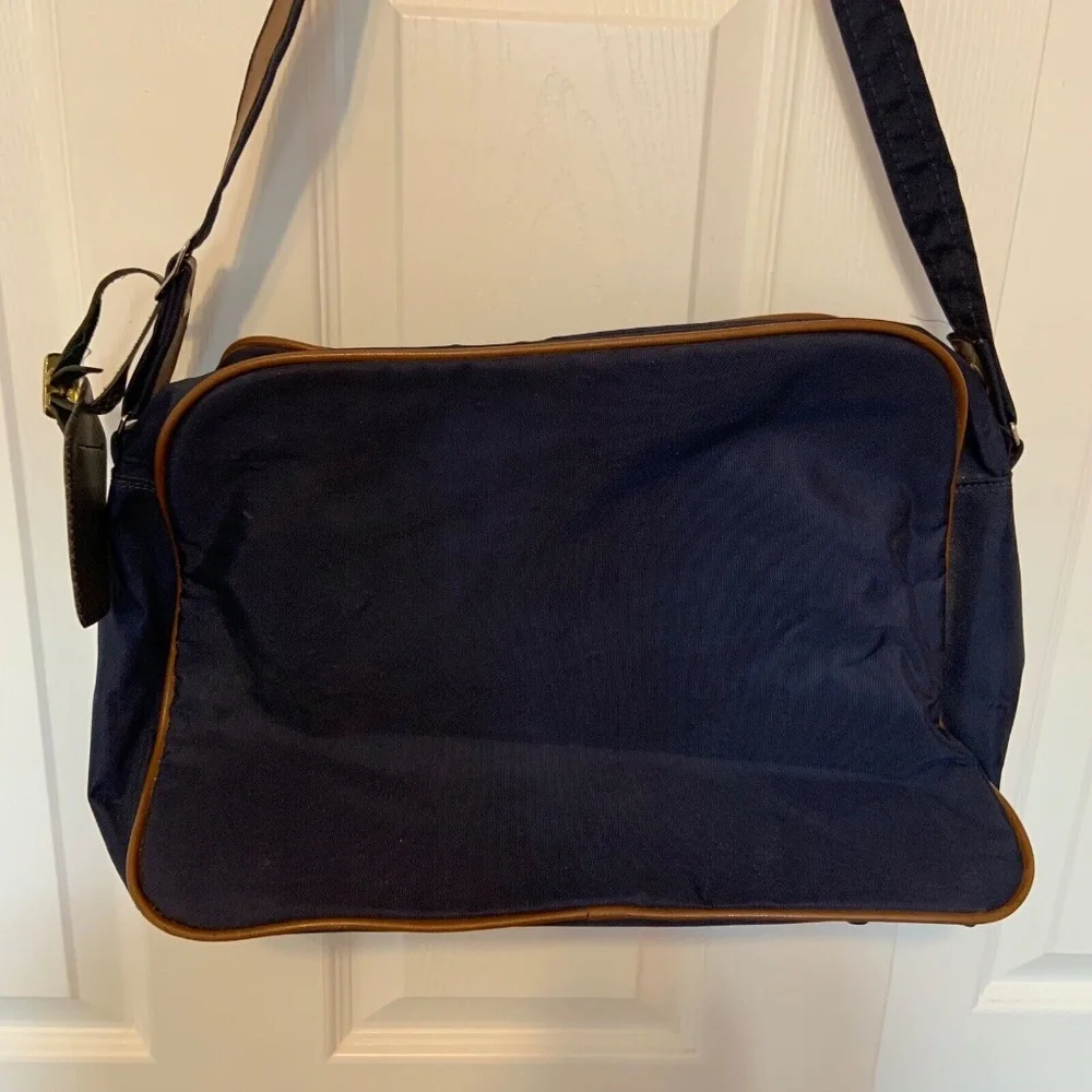 Vintage 1970s Japan Air Lines JAL Canvas Carry-On Bag